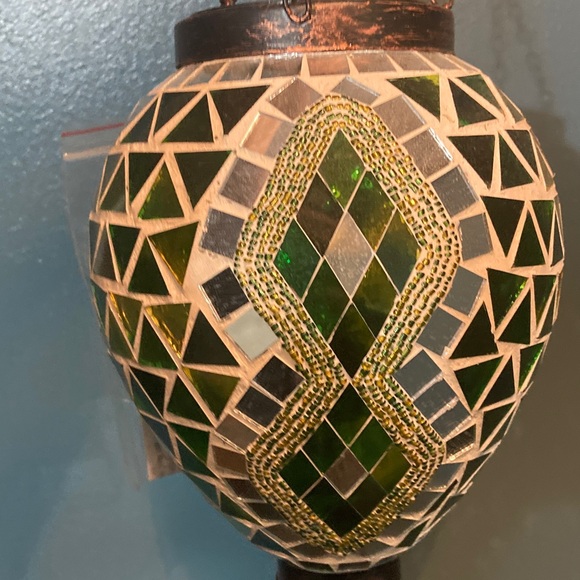 Mosaic Hot Air Balloon Lantern - Multicolor - Picture 3 of 7